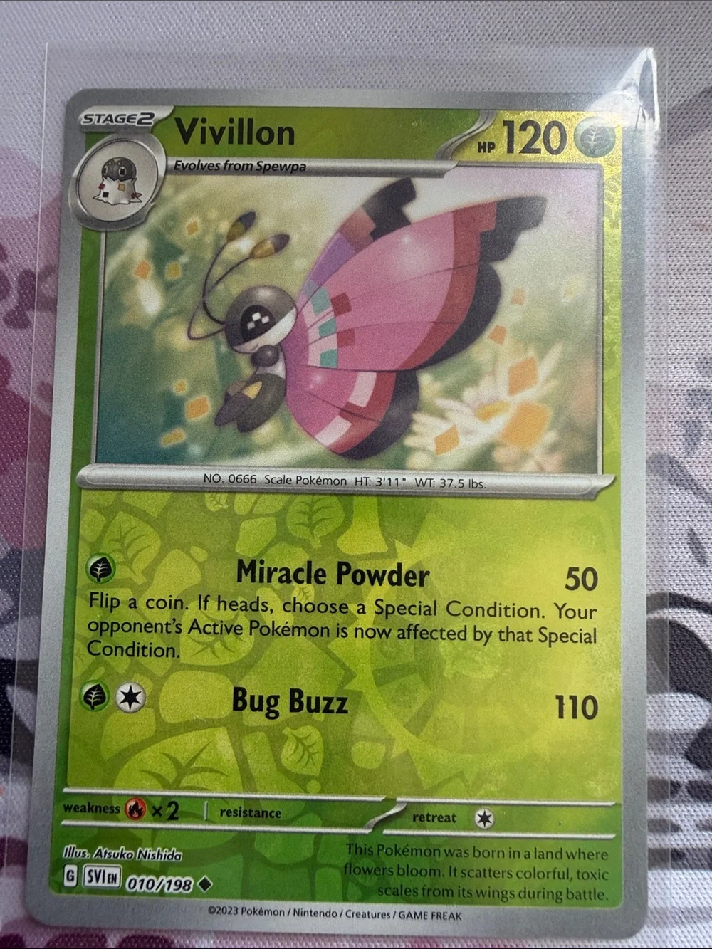 🦋 Scatterbug, Spewpa & Vivillon Evolution Pokémon Lot | Reverse Holo ✨5/$25✨